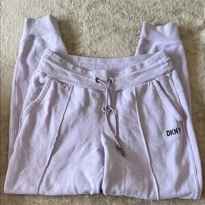 DKNY Lavender Girls' Jogger Sweatpants